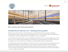 Tablet Screenshot of elektro-thermit.de